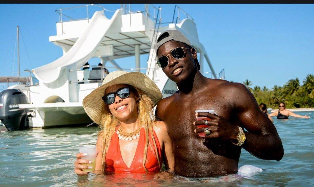 VIP group celebrating with King Black in Punta Cana