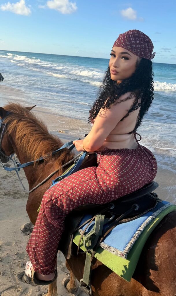 Horseback riding on a Punta Cana beach